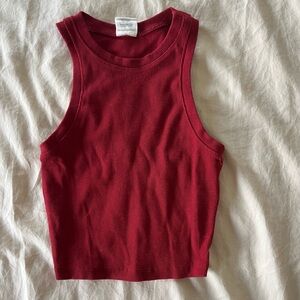 Full tilt red tank top